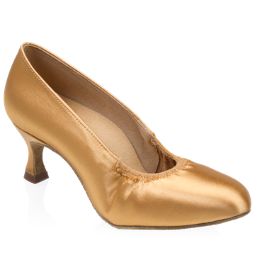 Obrazek 108A Ion | Flesh Satin | Standard Ballroom Dance Shoes