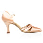 Obrazek 100 Ohio | Light Flesh Satin | Standard Ballroom Dance Shoes